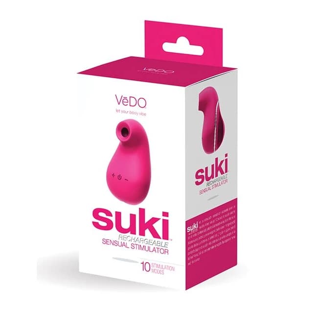 Vedo Suki Rechargeable Sonic Vibe Foxy Pink - Image 1