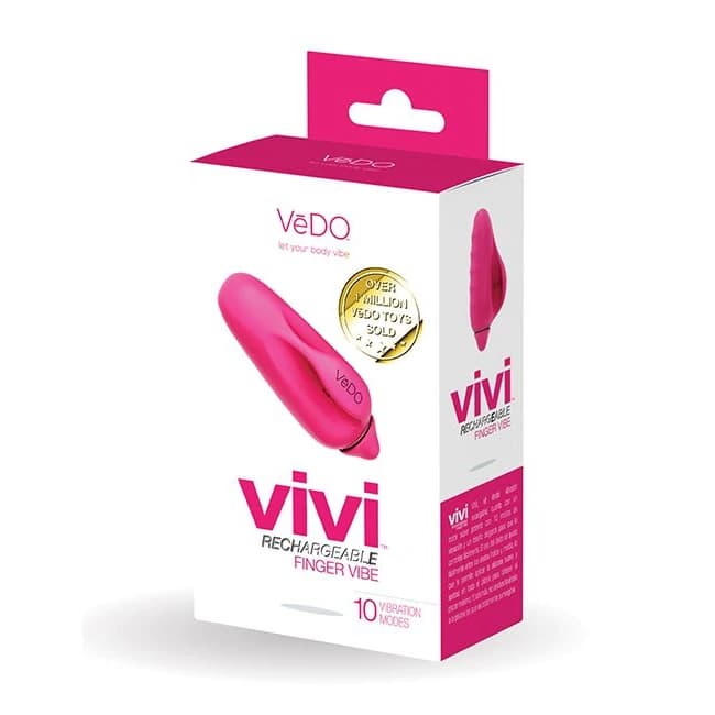 VEDO VIVI RECHARGEABLE FINGER VIBE FOXY PINK  - Image 1