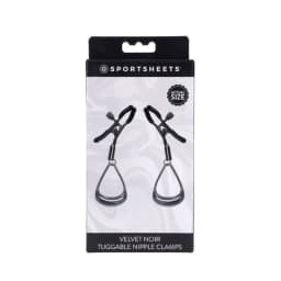 Velvet Noir Tuggable Nipple Clamps, image 3