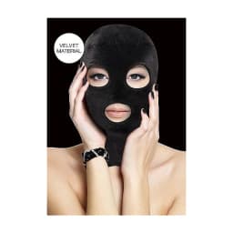 Velvet & Velcro Mask W/ Mouth Opening, image 1