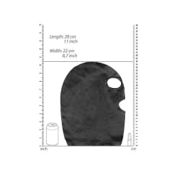 Velvet & Velcro Mask W/ Mouth Opening, image 4