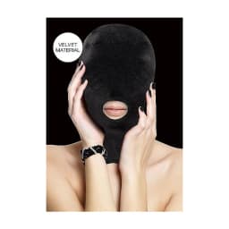 Velvet & Velcro Mask W/ Mouth Opening, image 2