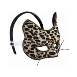 Venetian Half Mask Cat O/S, image 2