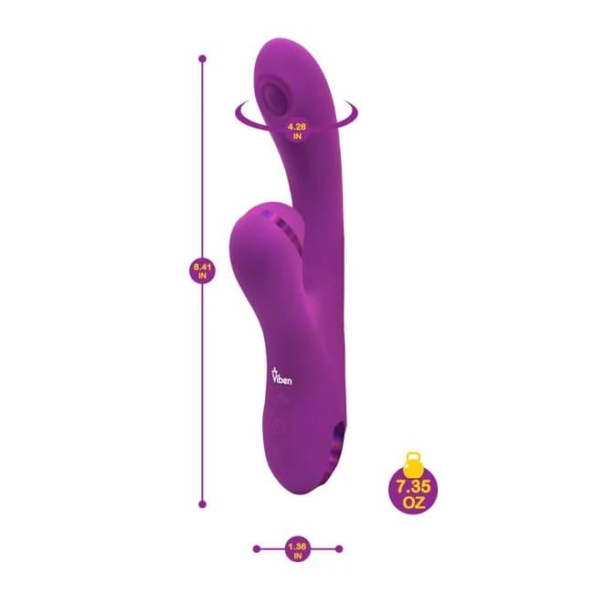 Viben Dazzle Thumping & Suction Rabbit Berry - Image 6