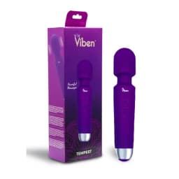 Viben Tempest Intense Wand Massager Violet, image 2