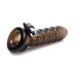 Vibrating Girth Enhancing Sheath Black, image 1