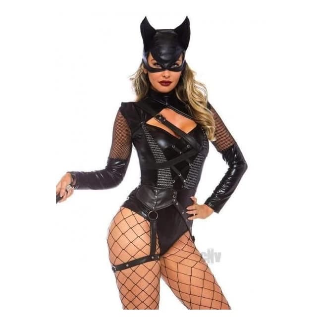 Villainess Vixen 2pc Lg Black - Image 1