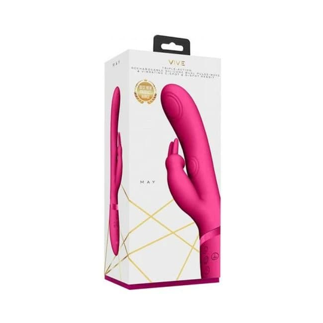 Vive May Dual Pulse Wave Rabbit Pink - Image 1