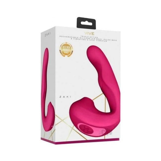 Vive Zaki Air Wave Gspot Vibe Pink - Image 1
