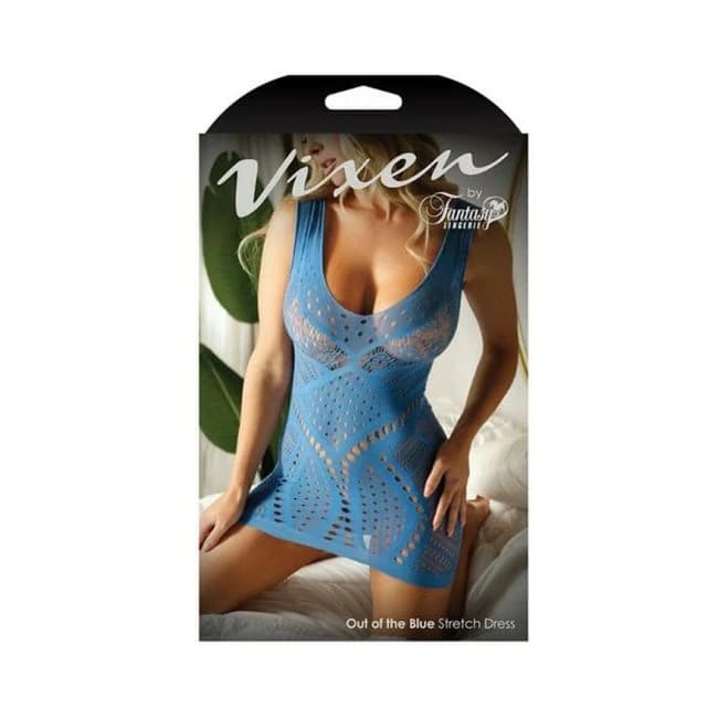 Vixen Out of the Blue Stretch Dress Blue L/xl - Image 1