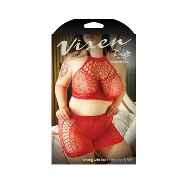 Vixen Playing with Fire Top with Skirt Queen - Image 1
