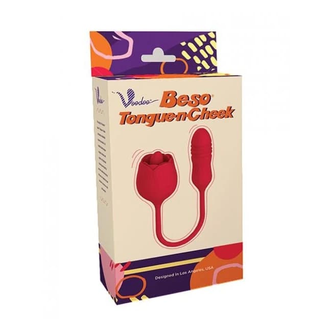 Voodoo Beso Tongue N Cheek - Red - Image 1