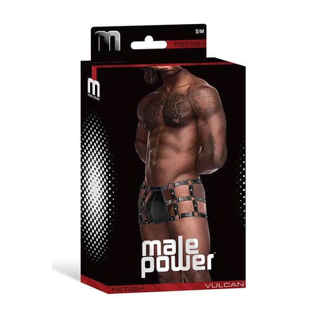 Vulcan Studded Harness Black L/xl - Image 1