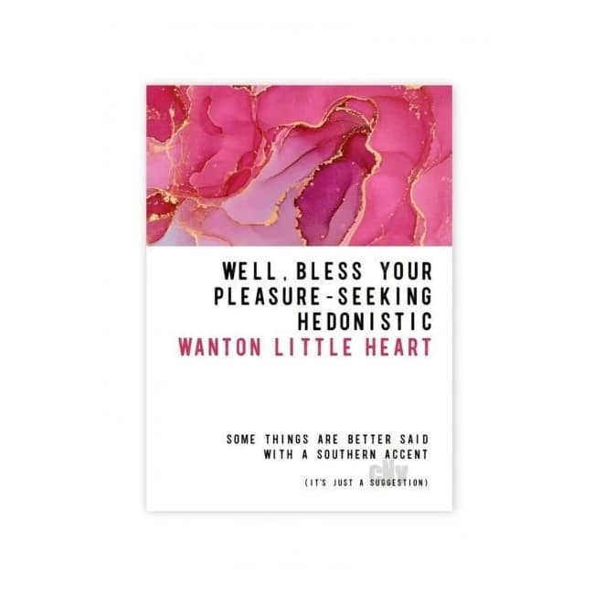 Wanton Heart Greeting Card - Image 1