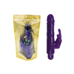 Waterproof Bathtime Bunny Purple Vibrator, image 2