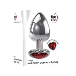 Adam & Eve Large Heart Re Anal Plug, image 2