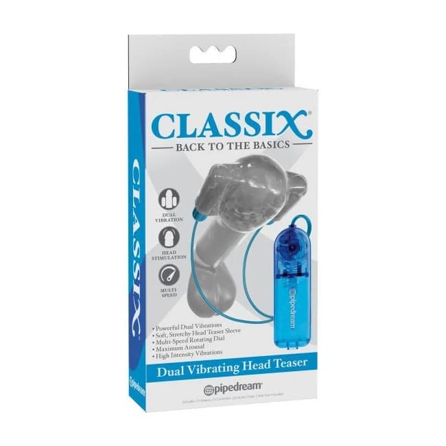 (wd) Classix Dual Vibrating He Teaser Blue - Image 1