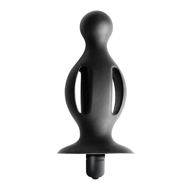 (wd) Commander Expert Vibratin Butt Plug Black - Image 1