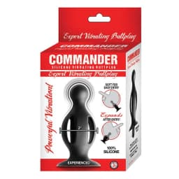 Commander Expert Vibratin Butt Plug Black, image 2