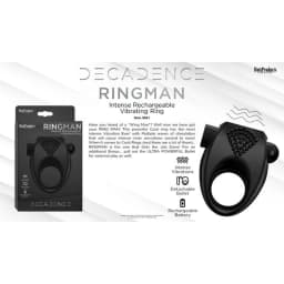Decadence Ringman Vibrati Cock Ring, image 3