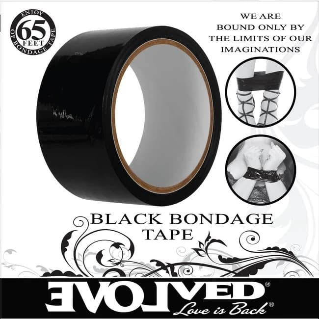 (WD) EVOLVED BONDAGE TAPE BLAC 65 FT  - Image 1