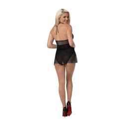 Forever Mesh Babydoll Ted Black S/M, image 6