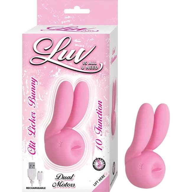 (wd) Luv Clit Licker Bunny Pin - Image 1