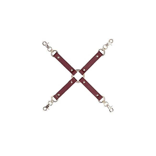 (wd) Ouch Halo Hogtie Connecto Burgundy - Image 1