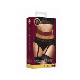Ouch Halo Waist Belt L/XL Burgundy, image 2