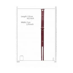 Ouch Halo Waist Belt L/XL Burgundy, image 3