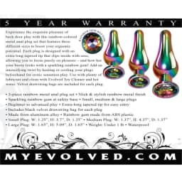 Rainbow Metal Plug, image 3
