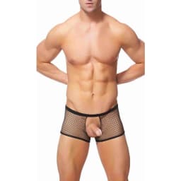 Stretch Net Double Pleasu Short Black L/XL, image 2