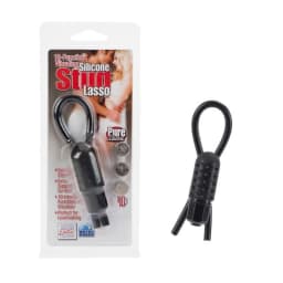 Stud Lasso Vibrating Sili Black, image 2