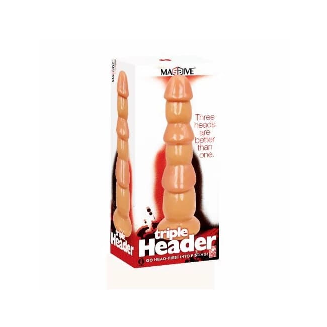 (wd) Triple Header 3 Dick Head Dildo - Image 1