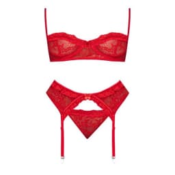 Ooh La Lace Demi Bra Gart Tanga, image 2