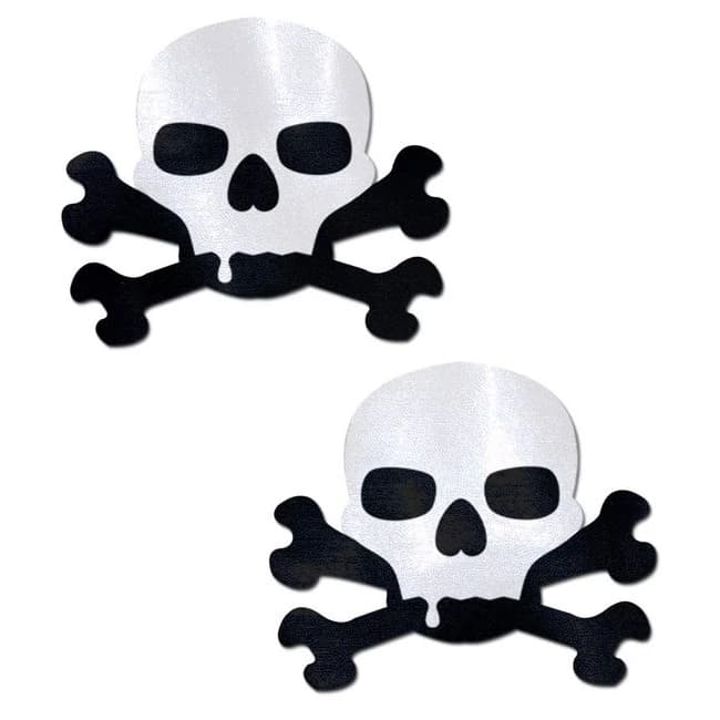 (wd)pastease Sullen Skull Blac White - Image 1