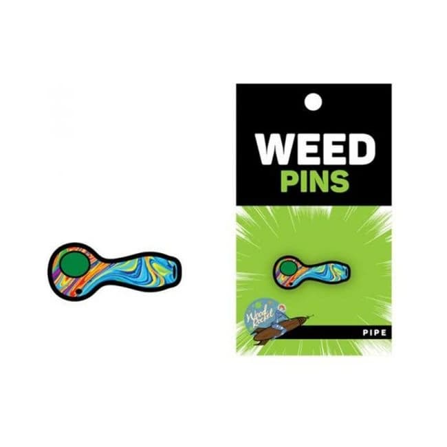 Weed Pipe with Swirled Color Fill - Image 1