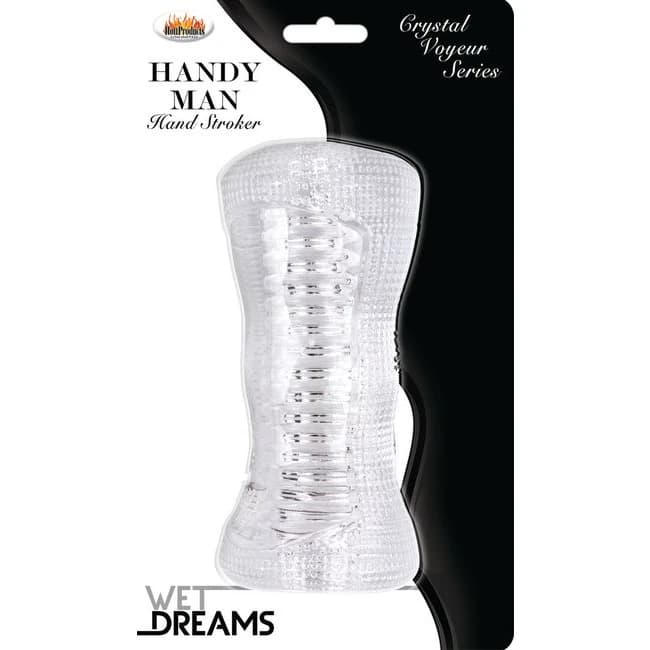 Wet Dreams Handy Man Stroker Clear - Image 1