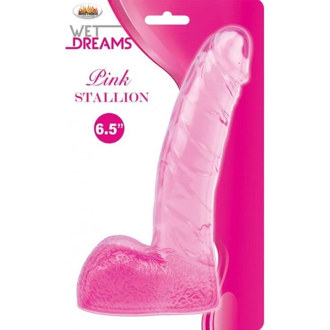 Wet Dreams Pink Stallion 6.5 Dildo " - Image 1