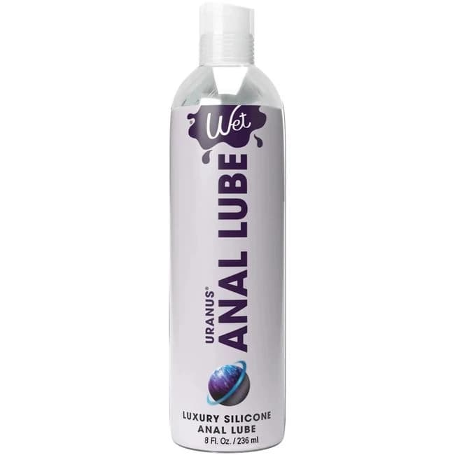 WET URANUS SILICONE ANAL 8 OZ  - Image 1