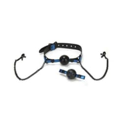 Whip Smart Diamond Gag/nipple Clips Blk, image 2