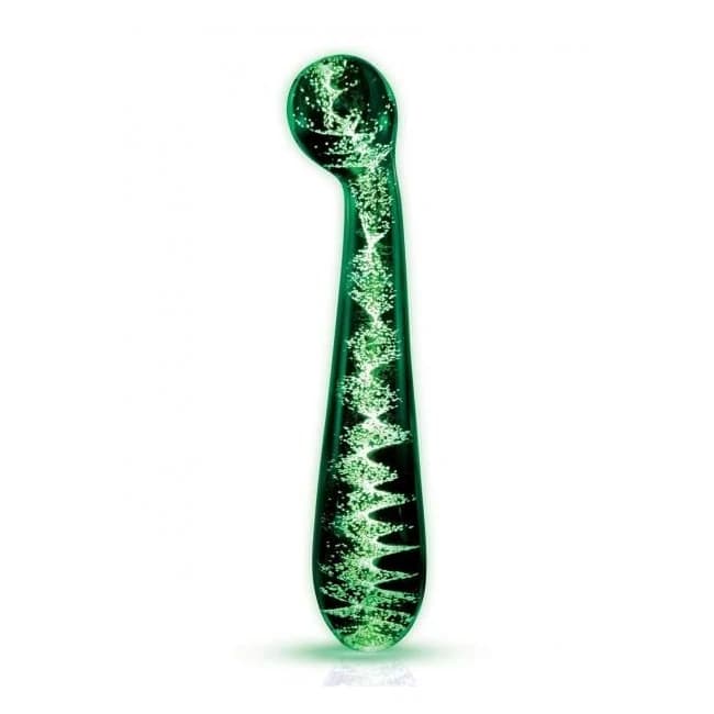 Whipsmart Bulbous Glass Dildo Curved 6.5 - Image 1