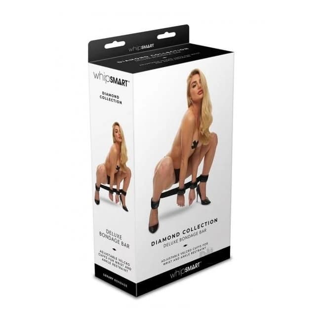 Whipsmart Diamond Bondage Bar Blk - Image 1