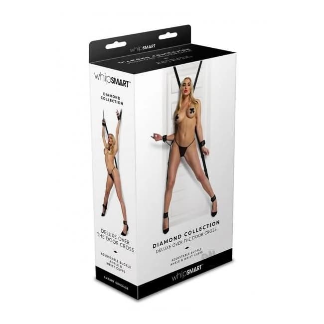 Whipsmart Diamond Over Door Cross Blk - Image 1