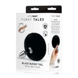 Whipsmart Fluffy Bunny Tail 2.5 Blk, image 1