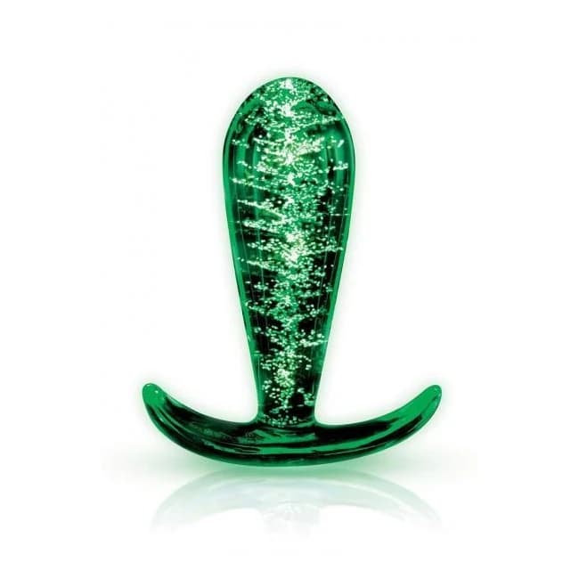 Whipsmart Glass Plug Curve Base 3.5 - Image 1