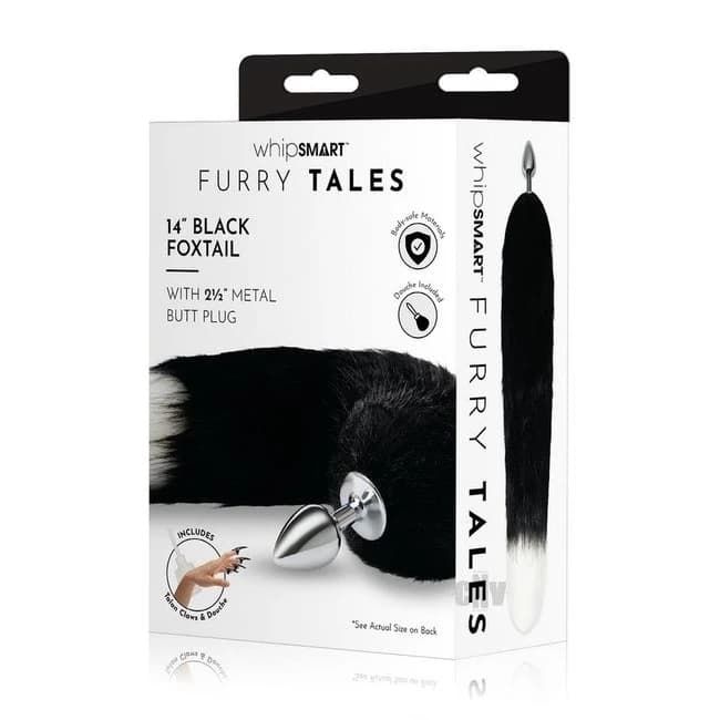 Whipsmart Metal Plug 14` Fox Tail Blk - Image 1