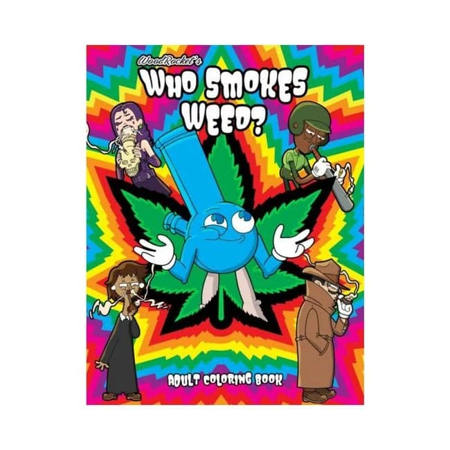 Who Smokes Weed? Coloring Book - Image 1