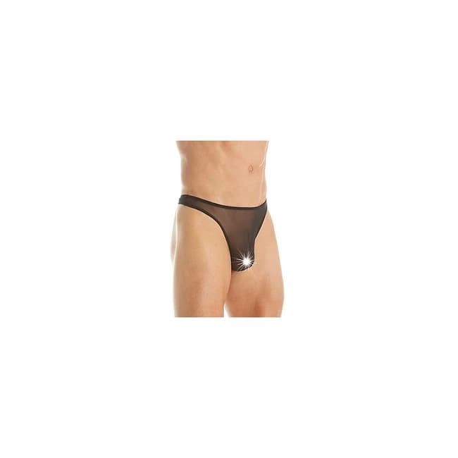 Wonder Thong Mesh 3/4x Black - Image 1
