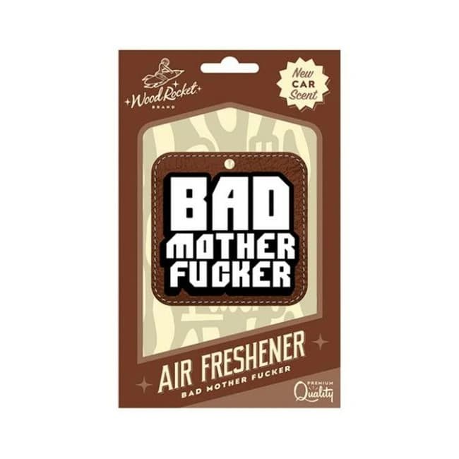 Wood Rocket Air Freshener Bad Mother Fucker - Image 1